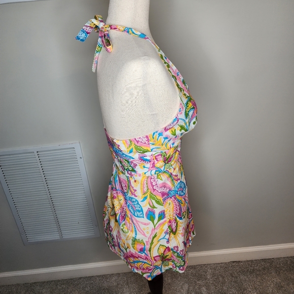 Paisley Multi-color Halter Top Size XS Laundry by Shelli Segal - Picture 5 of 16